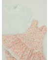 Conjunto Menina Flores